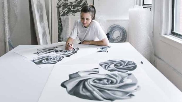 Artist CJ Hendry says drawing is her meditation, without even know it.