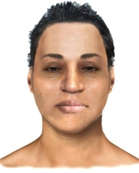 A facial composite of a woman whose body was found dumped in Dallas