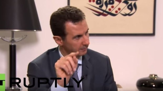 Syrian President Bashar al-Assad delivers his assessment on the refugee crisis to Russian news channel RT.