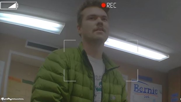 Ben Kremer captured in the undercover video.