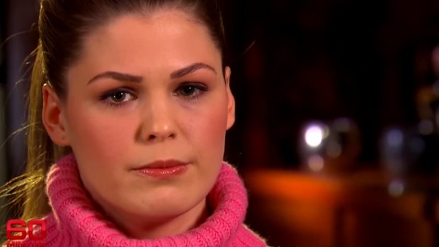 Belle Gibson during her interview with Tara Brown on <i>60 Minutes</i> last year.