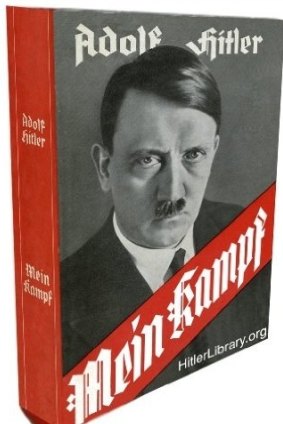 The cover of early edition of <i>Mein Kampf</i>.