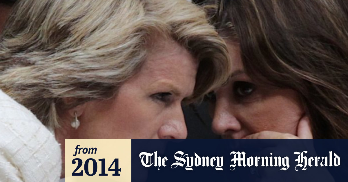 Julie Bishop and Peta Credlin relationship has ...
