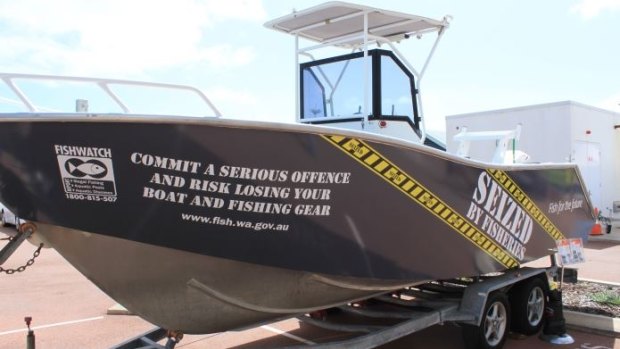 Fisheries seized this vessel in 2015.