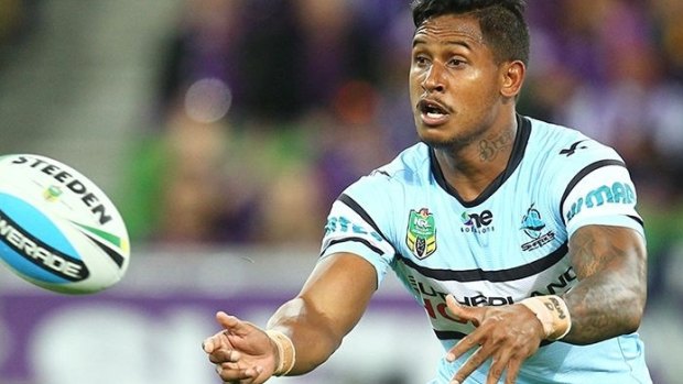 Given another chance: Ben Barba will be back in Sharks' colours this season.