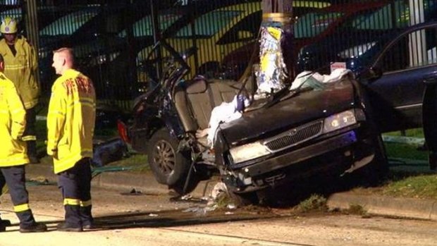 One man died at the scene of the crash, on Canterbury Road in Belmore. Another died in hospital.