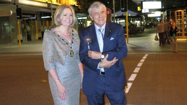 Lisa Scaffidi and good friend, Seven West Media chairman Kerry Stokes.