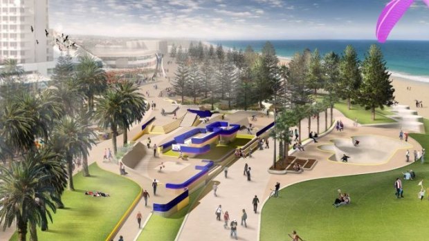 The state government has released new images of what the revamped Scarborough Beach revamp will look like when its finished.