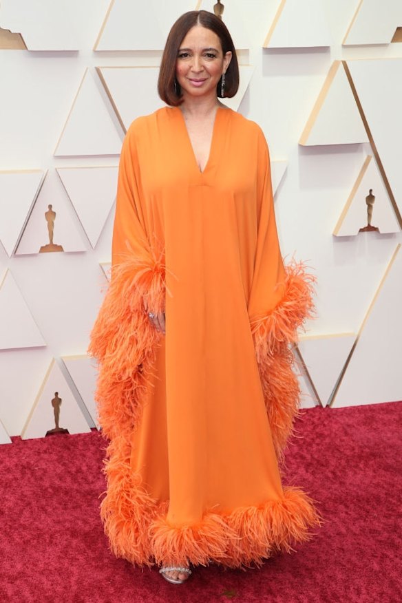 Maya Rudolph wears Valentino.