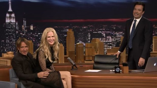 Jimmy Fallon rejected Nicole Kidman's advances twice after she admitted she had a crush on him after splitting with Tom Cruise.