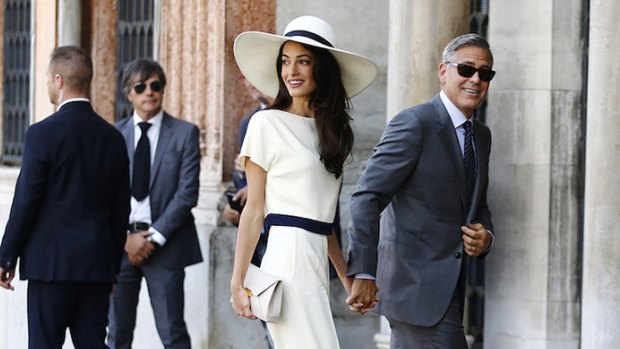 The epitome of a modern power couple: international lawyer Amal Alamuddin and her actor husband George Clooney. 