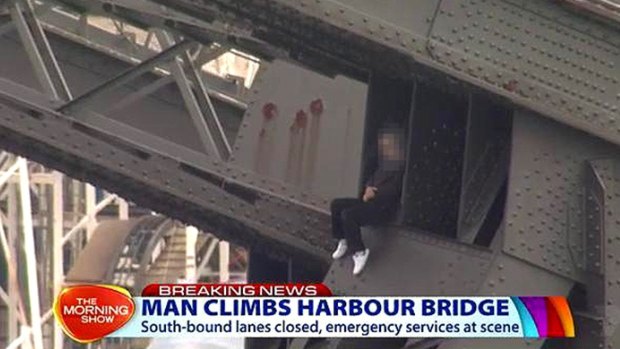 Adrian Karibian says he climbed the Sydney Harbour bridge to deliver a message from God.