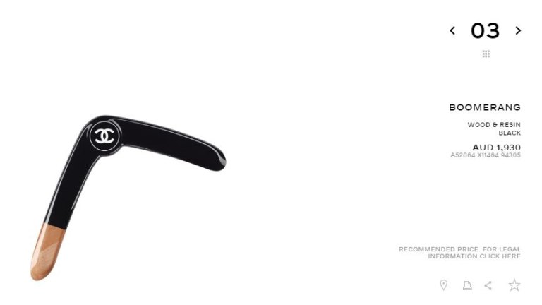Por qué el boomerang Chanel de 1.260 euros indignó a los