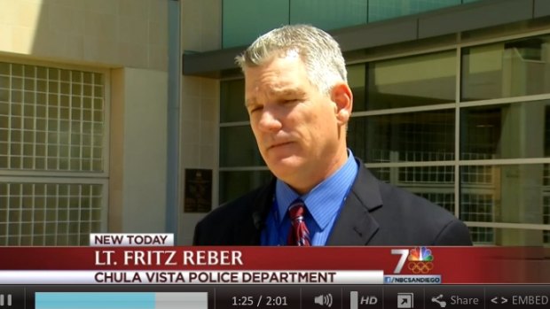 Dead baby investigation: Chula Vista Police Lieutenant Fritz Reber.