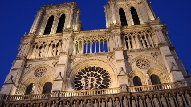 Notre Dame Cathedral in France.