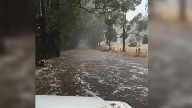 Flooding may affect a number of towns in the Blackwood River Catchment. Photo taken in Manjimup.