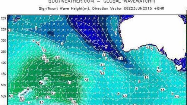 A massive storm in the Southern Indian Ocean will set up the largest swell of the year for WA on Friday and the weekend.
