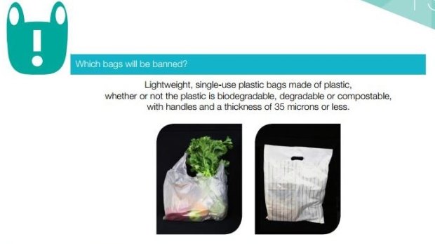 The ban will not impact the use of heavier reusable bags.