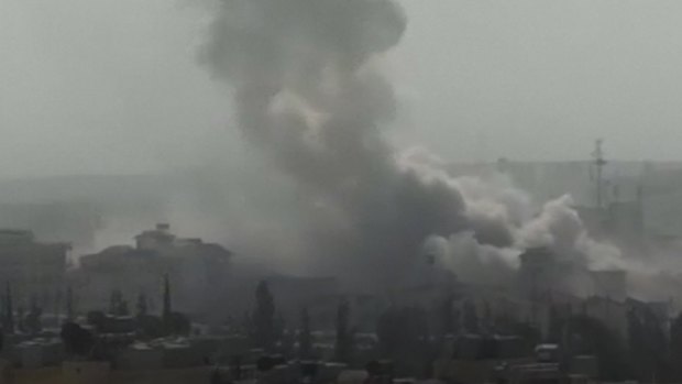 Air strikes resumed in rebel-held areas in Syria on November 15.