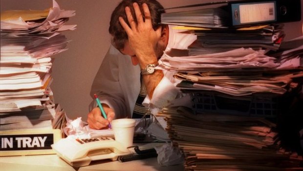 Those in high-stress offices were more likely to need two weeks or more off work a year, a study has found.
