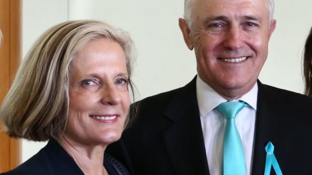 Lucy Turnbull with husband Malcolm.