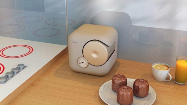 The Genie is the size of a coffee-maker and uses specially designed pods filled with ingredients. Its creators are challenging chefs to come up with pod recipes.