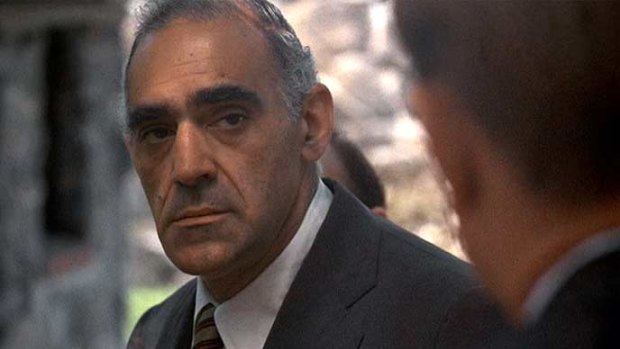 Abe Vigoda played mobster traitor Salvatore Tessio in <i>The Godfather</i>.