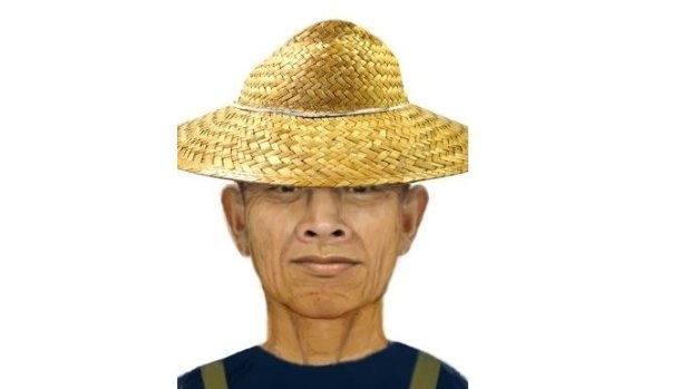A composite image of a man police are seeking.