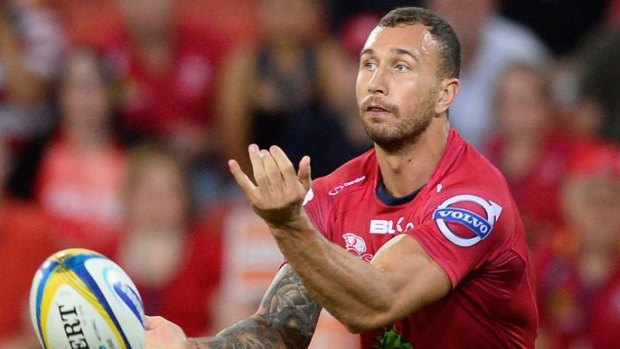 Late start: Quade Cooper is confident he'll make the RWC squad.