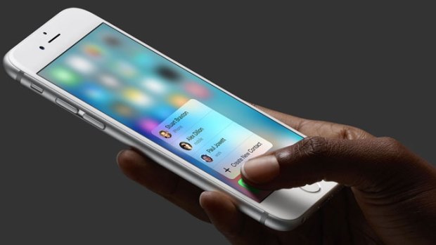 Apple's latest phone, the iPhone 6s.
