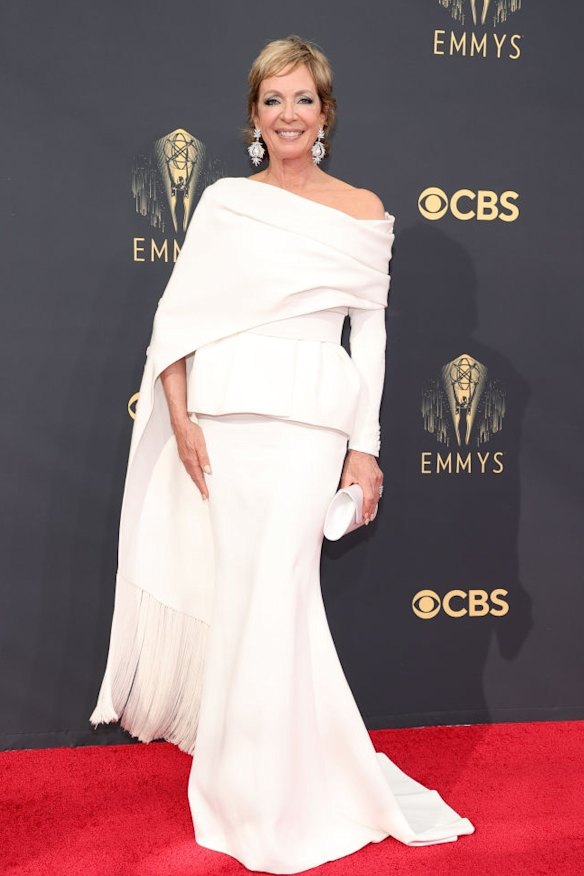Allison Janney attends the 73rd Primetime Emmy Awards.