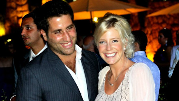 Ali Elamine pictured with his former wife Sally Faulkner.