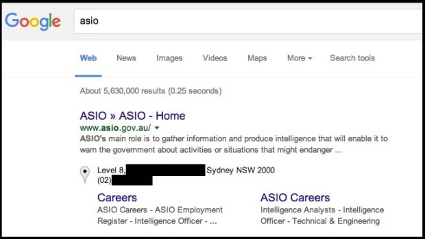 Searching for ASIO on Google brought up a Sydney street address and phone number registered to Netventures, an IT software development company.