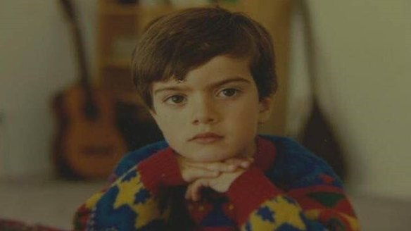 Sam Dastyari at age of 5, when he immigrated to Australia from Iran. 