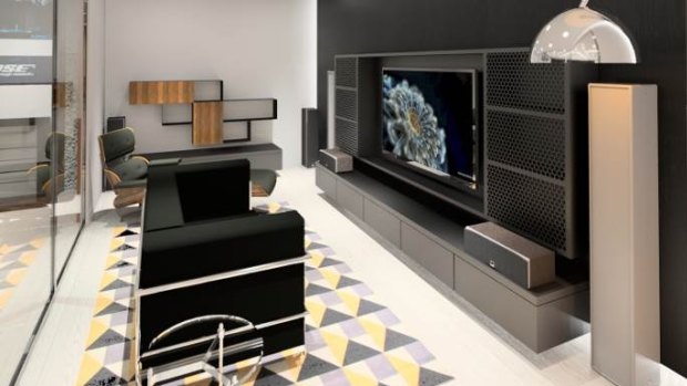 David Jones' new tech offering includes installations designed to look like homes.