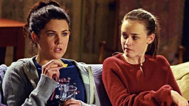 Mum, daughter, besties: Lorelai and Rory in Gilmore Girls.