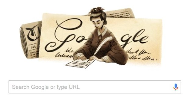 Melbourne suffragist Henrietta Augusta Dugdale appears as today's Google doodle.