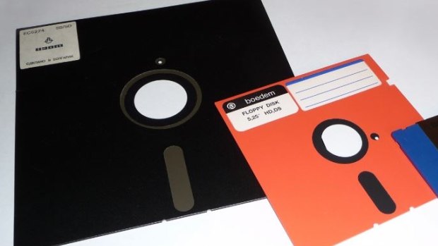 Floppy disks of bygone eras - but they're not gone from the US's nuclear arsenal.