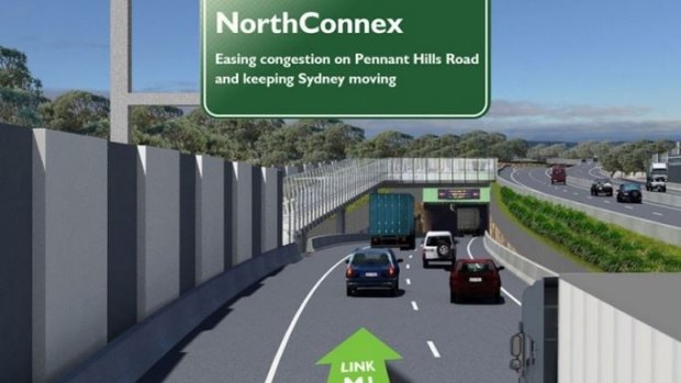 The operator of NorthConnex will be paid compensation if not enough trucks use the 9 kilometre motorway