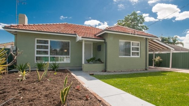 David and Catherine Birnie's former home in Willagee, in Perth's southern suburbs.