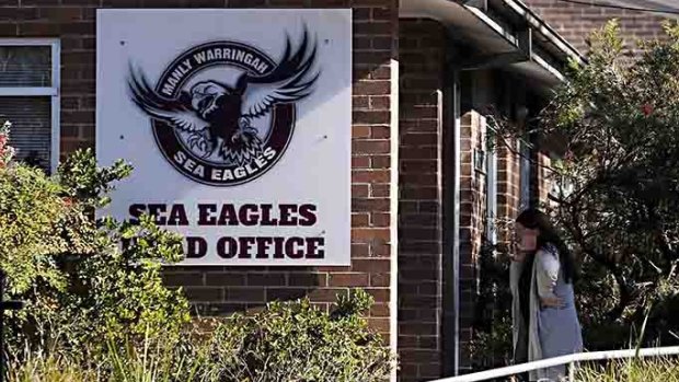 NRL investigators descended on Manly headquarters on Wednesday.