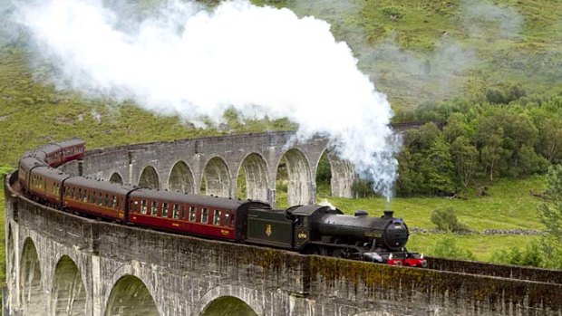 Hogwarts Express was played onscreen by The Jacobite steam.