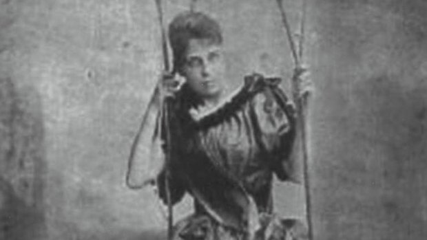 A photo purportedly of Jeanette Van Tassel, another of the troupe. 