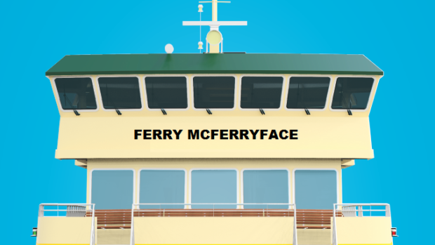 Transport Minister Andrew Constance announced that a Sydney ferry would be named Ferry McFerryFace.