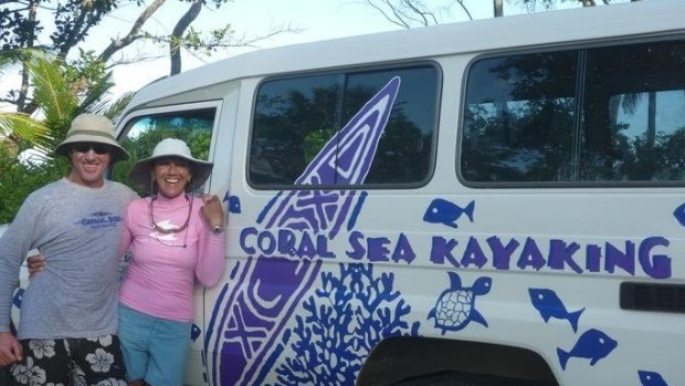 David Tofler and Atalanta Willy opened Coral Sea Kayaking in Mission Beach in 1998.