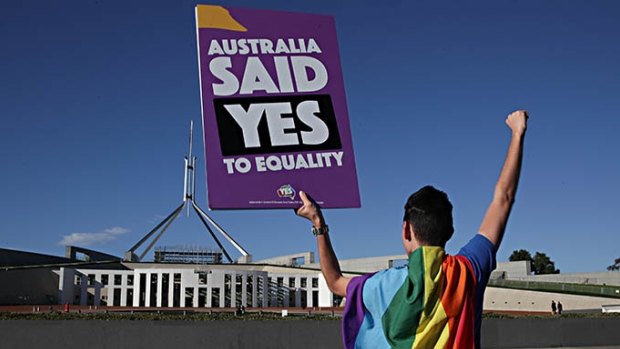 The same-sex marriage debate ended on a high note.