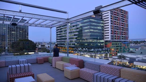 On a clear day you can see forever from the rooftop bar of TRYP, 