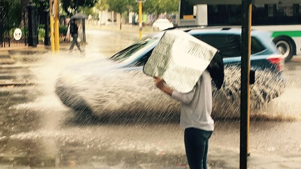 Perth recorded its wettest December day in six years.