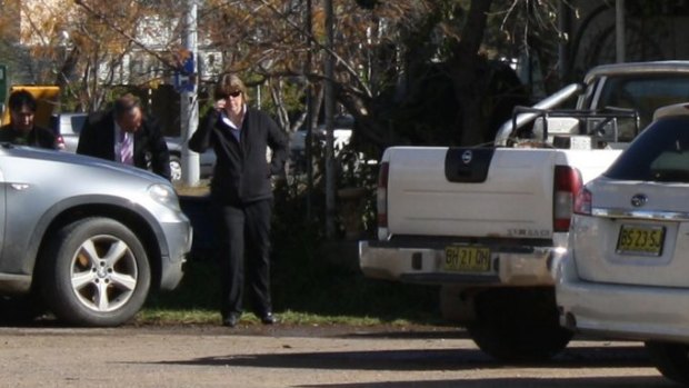 ICAC raid: The property in Short Street, Mudgee.