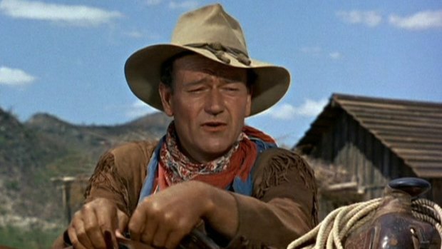 John Wayne in <i>Hondo</i>.